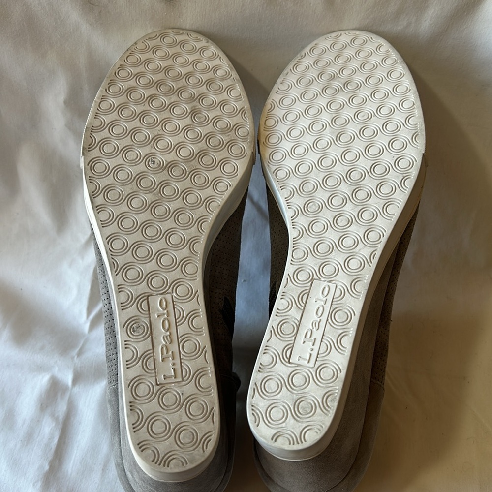 Linea Paolo Gray Felicia Suede Wedge Sneakers-Size 12 M NWOB - Picture 12 of 12